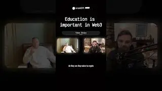 Is education important in crypto? #podcast #solana #interview #web3 #motivation