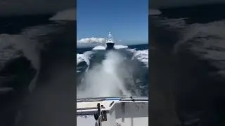 Wait for it...Insane flyby of the 72' Viking 