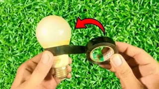 New and easy way to repair LED bulb/Repairing LED Bulb with Solution Tape/LED Bulb Repair at Home.