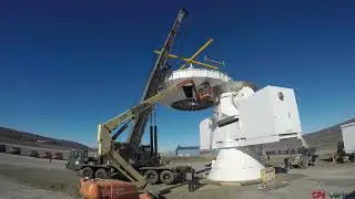 Timelapse of the 12m GLT Radiotelescope in Greenland