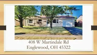 SOLD! 408 W Martindale Rd, Englewood, OH 45322 ~ 3 bedroom ranch in the Northmont School District!