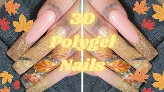 Let's Do Some Fall POLYGEL Nails 🍂 |Beginner Friendly Tutorial| 🍂 #nails #gelnails #nailart