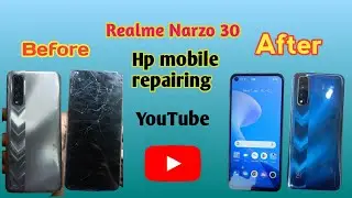 Realme Narzo 30 display body change original body end display 