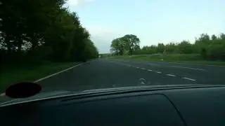 Kickdown test with Mercedes Benz E320 , 1996