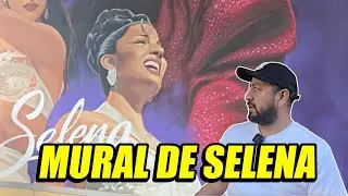 MURAL DE SELENA QUINTANILLA se exhibe afuera del Museo Grammy en Los &Aacute;ngeles.
