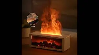3D Увлажнитель с эффектом пламени | Ароматерапия и уют для дома #Увлажнитель воздуха