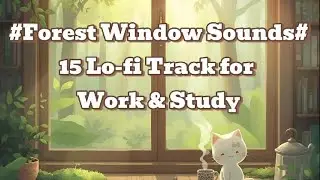 Week #2 | Forest Window Sounds • Slow Lofi + Birdsong & Leaves Ambience for Intense Concentration