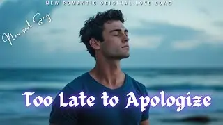 💔 Too Late to Apologize (Lyrics video) | New SAD Love Song 🎶 | Emotional Acoustic Music 2025 💔