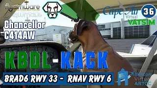 Cape Air Virtual | FSW Cessna C414AW | KBDL - KACK | Flt. #36 | Live Vatsim - BVARTCC