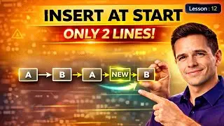EASY Linked List Insertion at Beginning in C