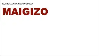 umuhimu wa maigizo | vipera vya maigizo  | ngomezi | maigizo | aina za maigizo | utanzu wa maigizo