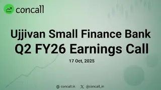 Ujjivan Small Finance Bank Q2 FY26 Earnings Conference Call | Concall.in