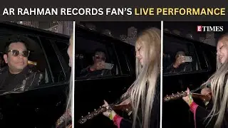 AR Rahman records unexpected street performance by a French fan