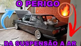 SUSPENSÃO A AR QUASE BOTOU FOGO NO CARRO !