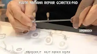 FLUTE REPAIR , GORETEX PAD, RIPARAZIONE IN GIORNATA, ROMA, FLAUTO YAMAHA, WWW.RESOCAP.IT