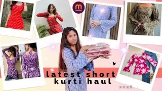 New short kurtis haul from meesho 🤩 || 2026 || latest collection 😎 || Ankita-Reviews-It || 