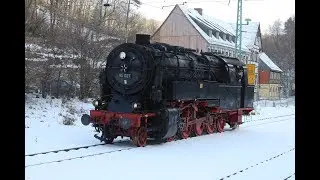 BR 95 027-3 beim umsetzen in R&uuml;beland / 17.12.2017