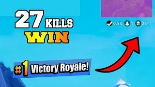 27 KILLS!! MY MOST KILLS IN FORNTITE BATTLE ROYALE