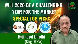 Will 2026 Be a Challenging Year for the Market | Haji Iqbal Dhedhi | Gcwl, OGDC | PSMU