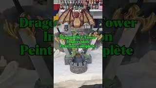 Dragon Dice Tower 3D Printed + Completely Painted #3dprinting