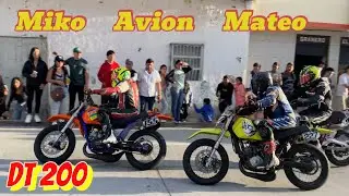 Carrera de Motovelocidad Colombia - Categor&iacute;a DT200 ( Gancho miko155-avion227-mateo castellanos 98)