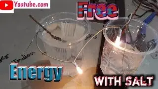 Free energy light bulbs Amazing with salt water 100% working
