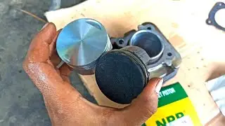 MIO J PAKAI PISTON VARIO TECHNO 125,solusi hemat tanpa ganti blok seher
