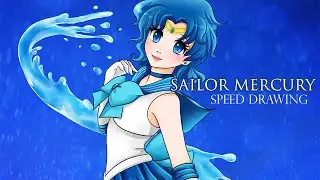 Sailor Mercury: speed drawing