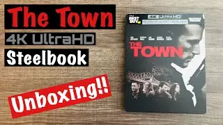 The Town 4K UltraHD Blu-Ray Steelbook Unboxing!! Ben Affleck Jeremy Rinner Blake Lively