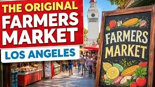I Walked Through LA&rsquo;s Most Iconic Market & Shopping Street 🇺🇸 (Relaxing Walk)