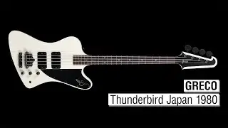 Greco Thunderbird Япония 1980 Винтаж Белый