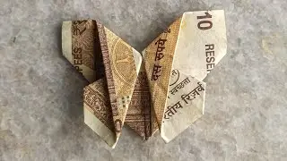 Make Butterfly Of New 10 Rupees Note | Butterfly Kaise Banaye |