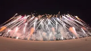 [VR] さかい夢みなと朝市～そして伝説へ～ 境港JC60周年 百海繚乱（灰示花火）