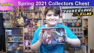 Pokemon 2021 Spring Collectors Chest -  Pokemon Pack Openings! Free Pokemon Giveaways
