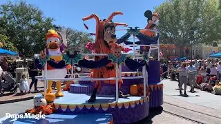 Updated Mickey and Friends Halloween Cavalcade at Disneyland