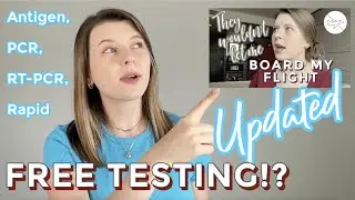 Covid Test for International Travel - UPDATED | Free testing, Walgreens/CVS test, when to take it