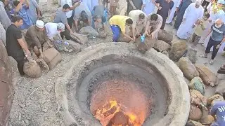 التنور في حارات بهلاء .. شعلة تضيء فرحة العيد
