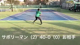 早朝シングルスマッチ４本勝負②