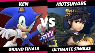 Sumapa 199 GRAND FINALS - M0tsunabE (Dark Pit) Vs. KEN (Sonic) Smash Ultimate - SSBU