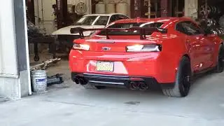 AWE Exhaust first start.  ZL1 1LE Camaro
