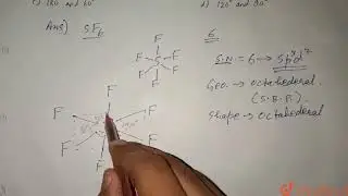 F-S-F bond angles in SF_(6) molecule are _________. | CLASS 11 | NATURE OF CHEMICAL BOND | CHEMI...