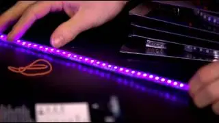 Распаковка и первый взгляд на светодиодные ленты Phobya UV LED от Linus Tech Tips