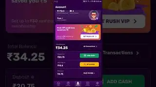 Rush apps live withdrawal proof || rush app real #short  #rushapp  full video my YouTube channel