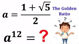 Math Olympiad Question || Interview Math Problem || The Golden Ratio Problem @studentsmath2046