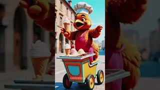🍦Chicken Ice Cream Tuk Tuk!🐔🚜 | Funny Village Vibes #animallovers #funny #animallife #funnyanimals