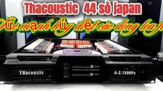 Power amplifier with 44 Tossipa Japan transistors, Thacoustic 2.1500, 1500W per channel, price ov...