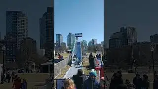 Thrilling Alpine Slide at Boston Common: Triple the Fun for Three Children!
