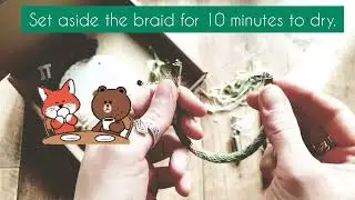 KUMIHIMO KIT for BEGINNERS  - alpaca bracelets - tutorial