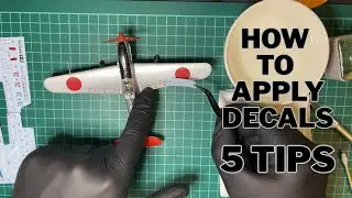 HOW TO APPLY DECALS, 5 TIPS. #scalemodel