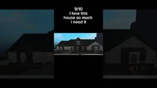 Rating bloxburg houses pt.4 #bloxburg #roblox #houses #building #rating #amnc #shorts